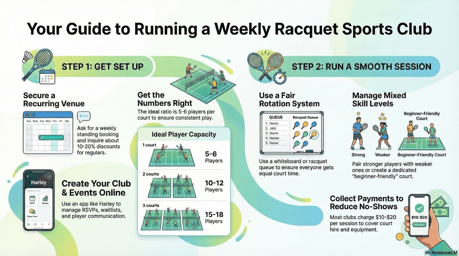 How to Run a Weekly Badminton or Pickleball Club